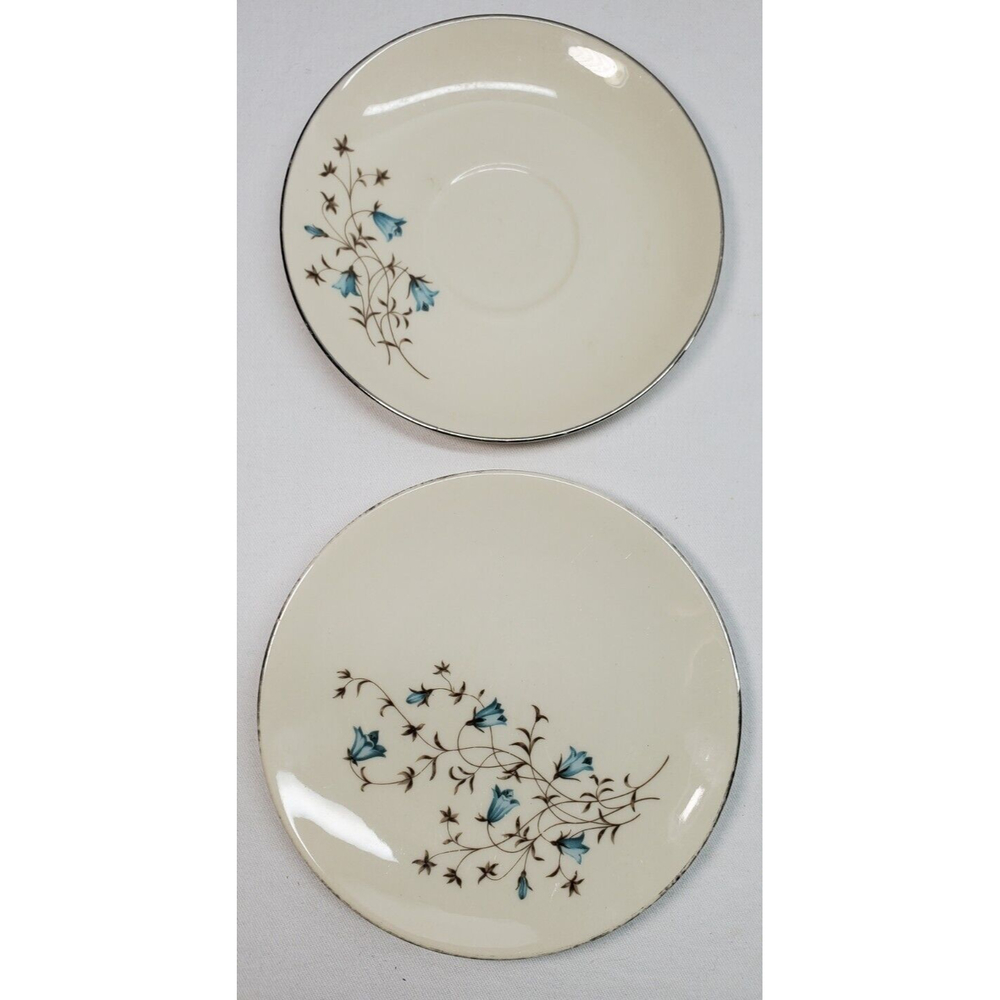 Flintridge China California Belnor Saucer And Bread Plate